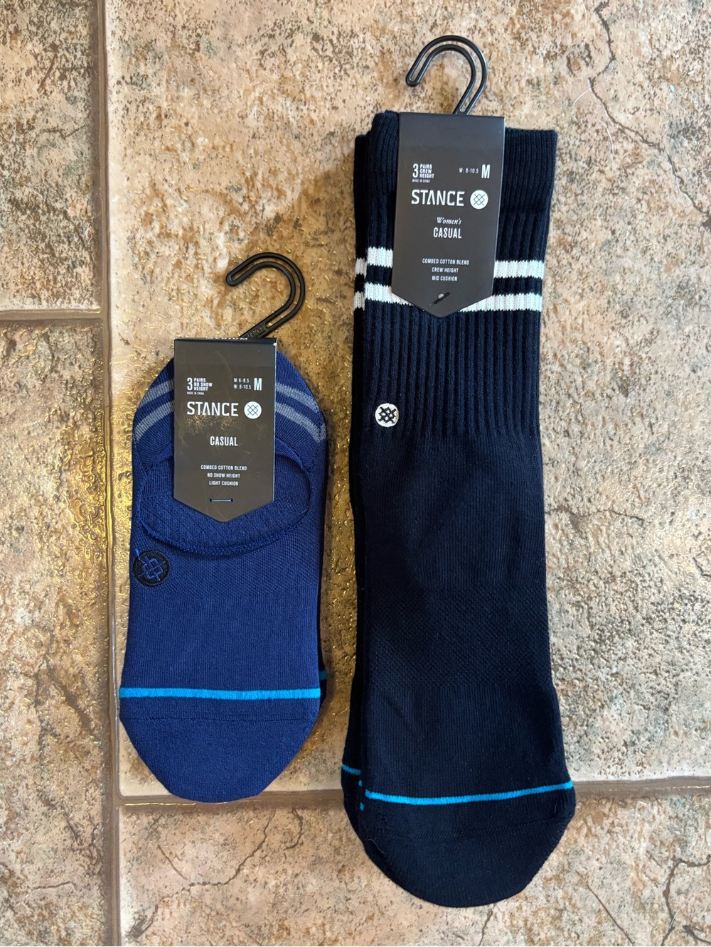 NWT *Bundle of 6 pairs* Stance womens Casual Socks sz M (8-10.5)